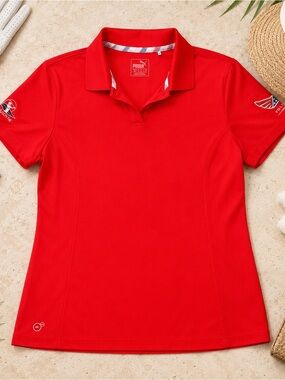 Puma x Volition America Red Women’s Golf Polo | Size M / 8